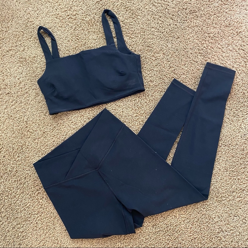 Paragon Black Sports Bra + Wrap Leggings